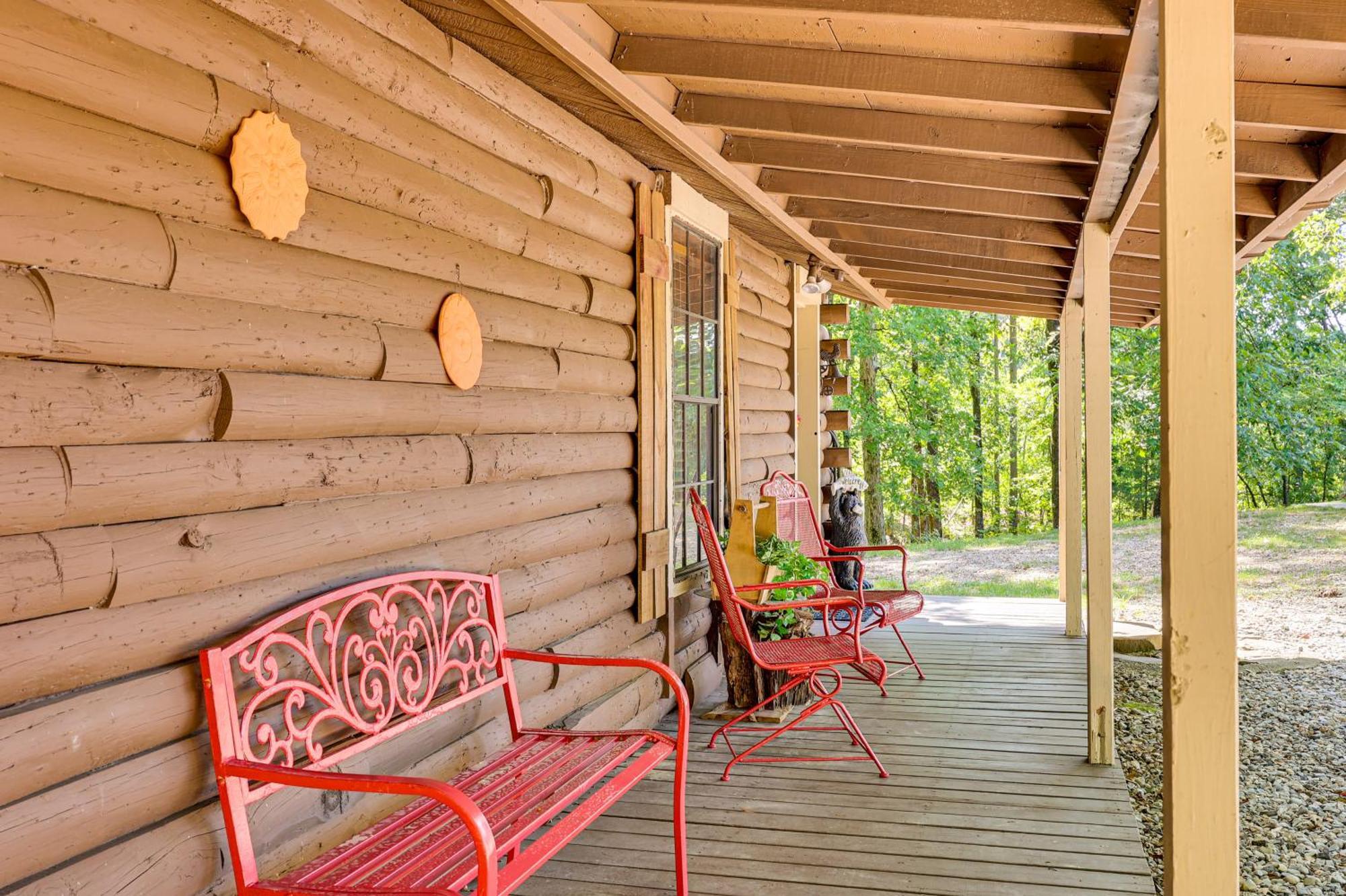 Arkansas Log Cabin Rental Near Lake Greeson! Mount Moriah Eksteriør billede