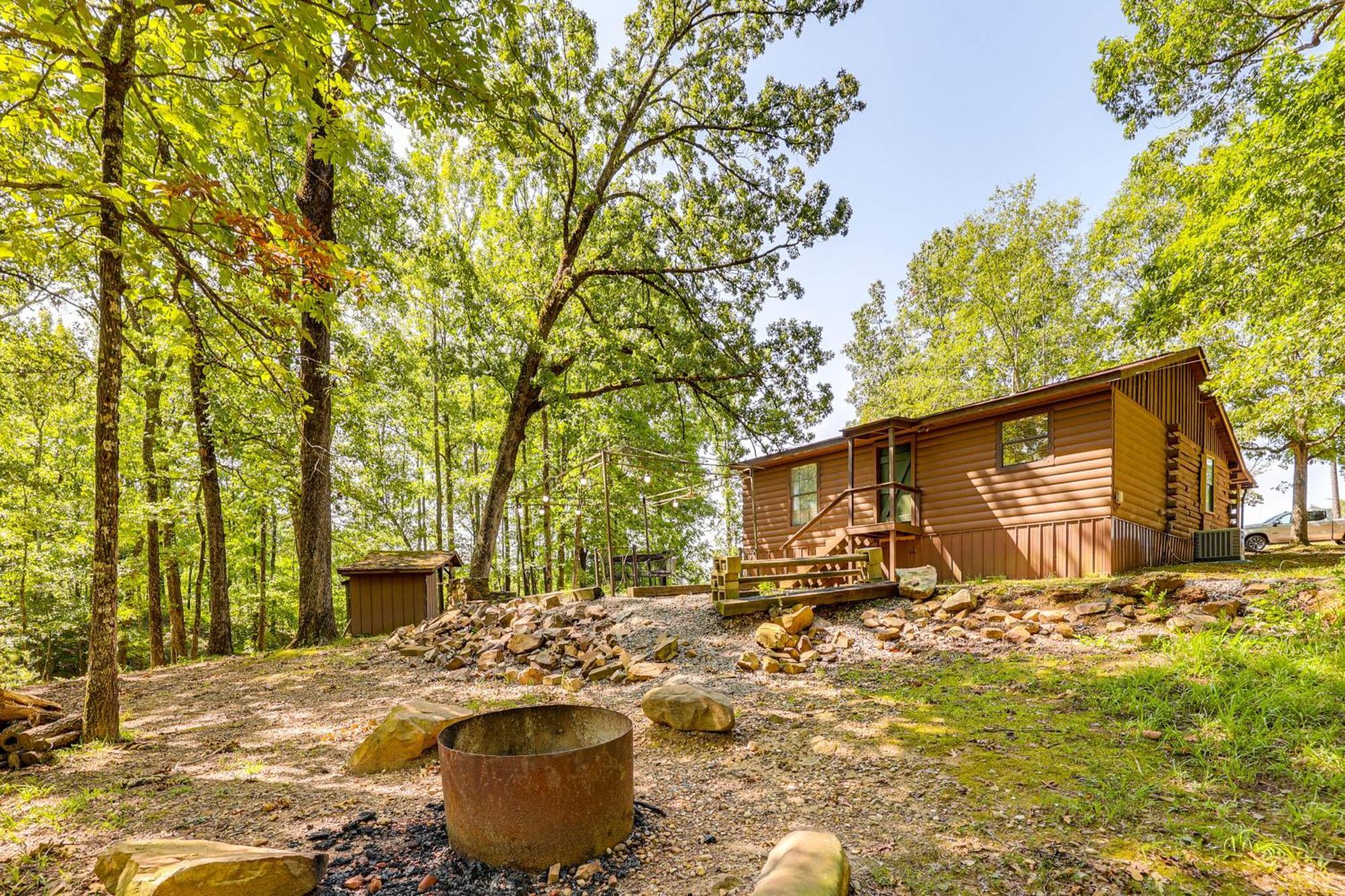Arkansas Log Cabin Rental Near Lake Greeson! Mount Moriah Eksteriør billede