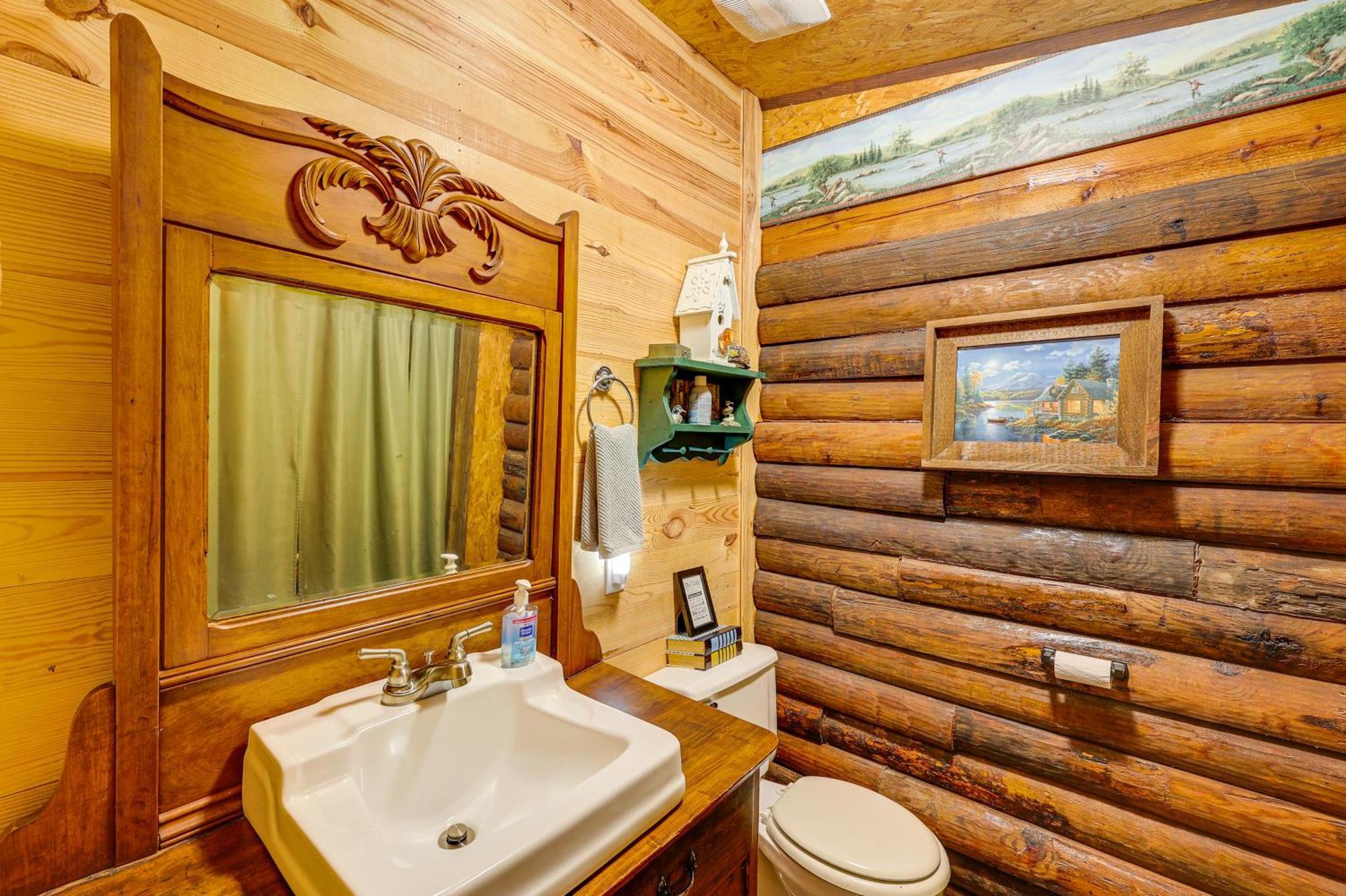 Arkansas Log Cabin Rental Near Lake Greeson! Mount Moriah Eksteriør billede