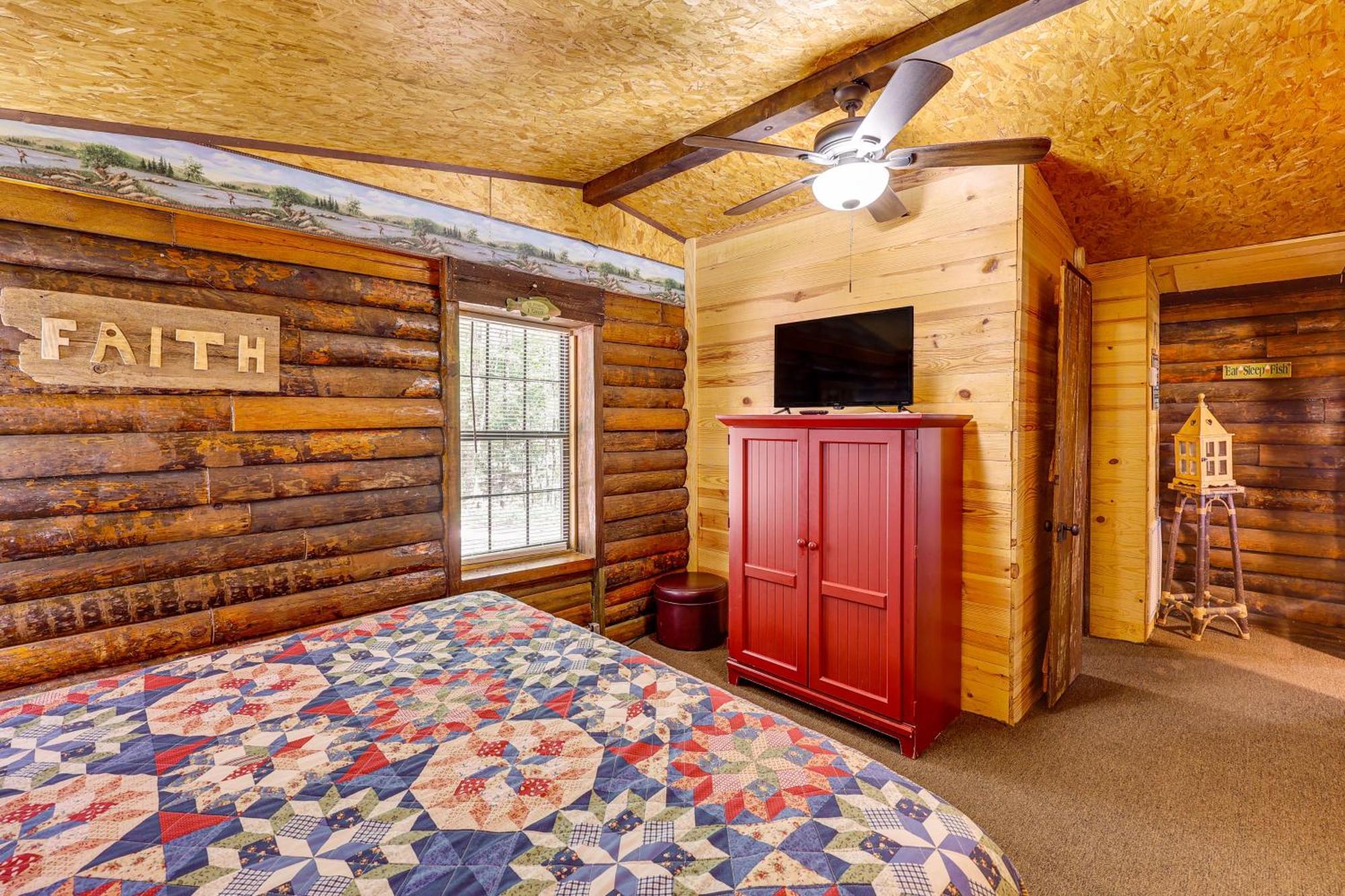Arkansas Log Cabin Rental Near Lake Greeson! Mount Moriah Eksteriør billede