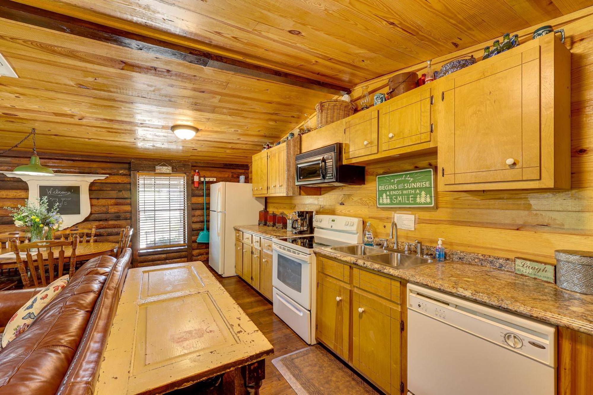 Arkansas Log Cabin Rental Near Lake Greeson! Mount Moriah Eksteriør billede