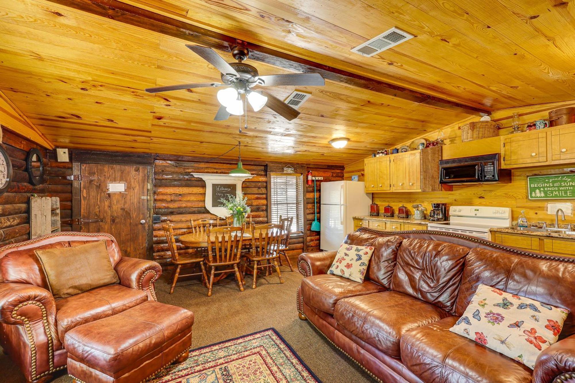 Arkansas Log Cabin Rental Near Lake Greeson! Mount Moriah Eksteriør billede