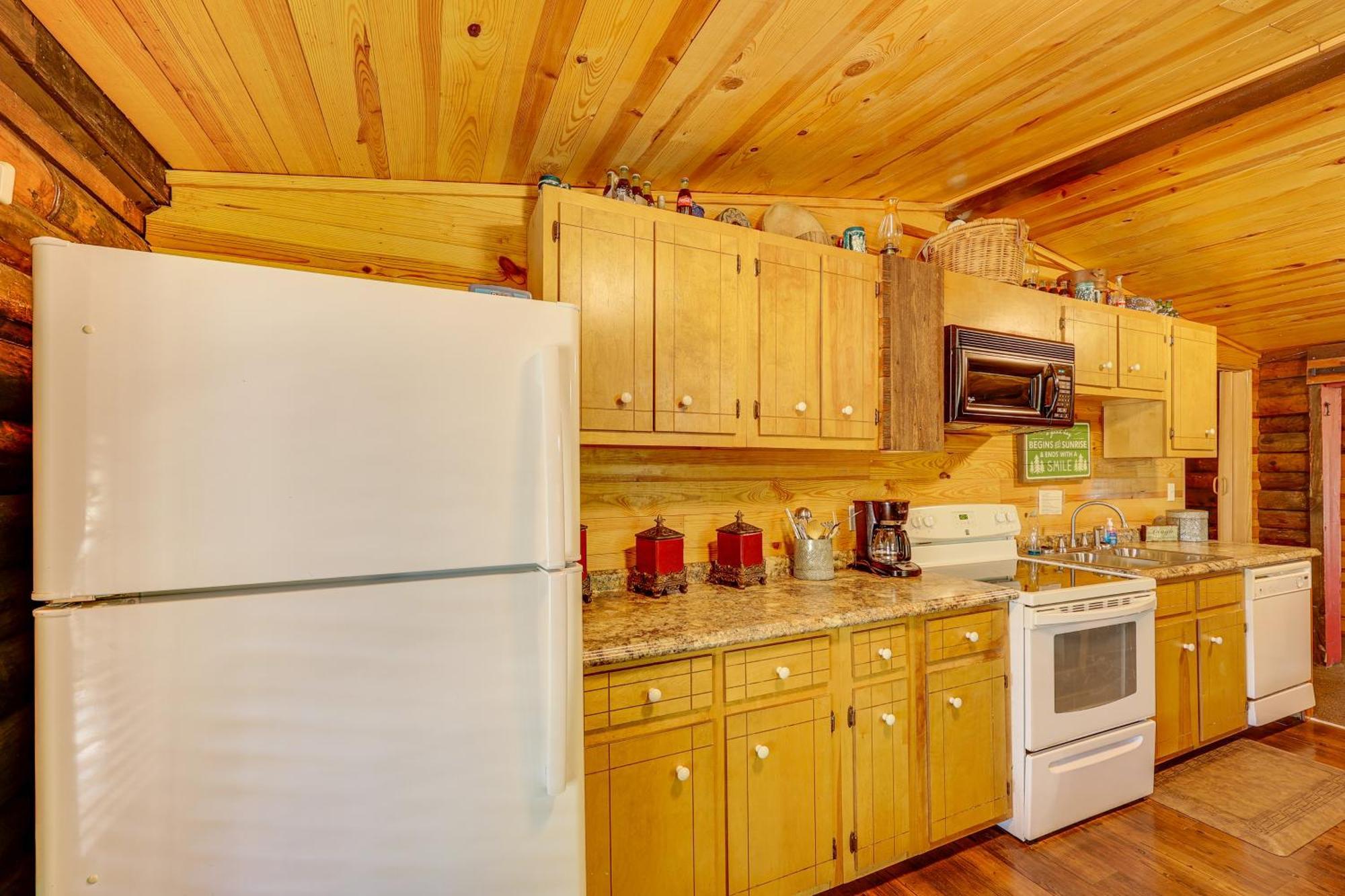 Arkansas Log Cabin Rental Near Lake Greeson! Mount Moriah Eksteriør billede