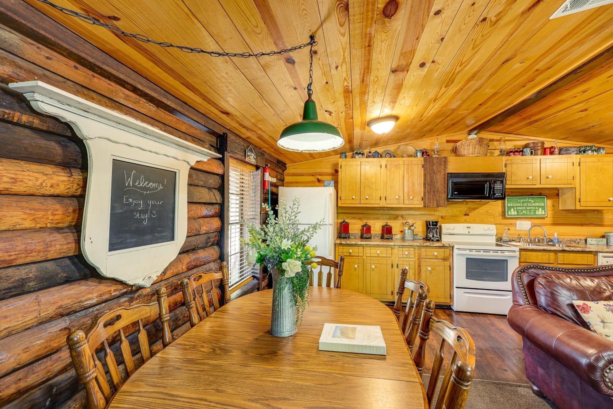 Arkansas Log Cabin Rental Near Lake Greeson! Mount Moriah Eksteriør billede