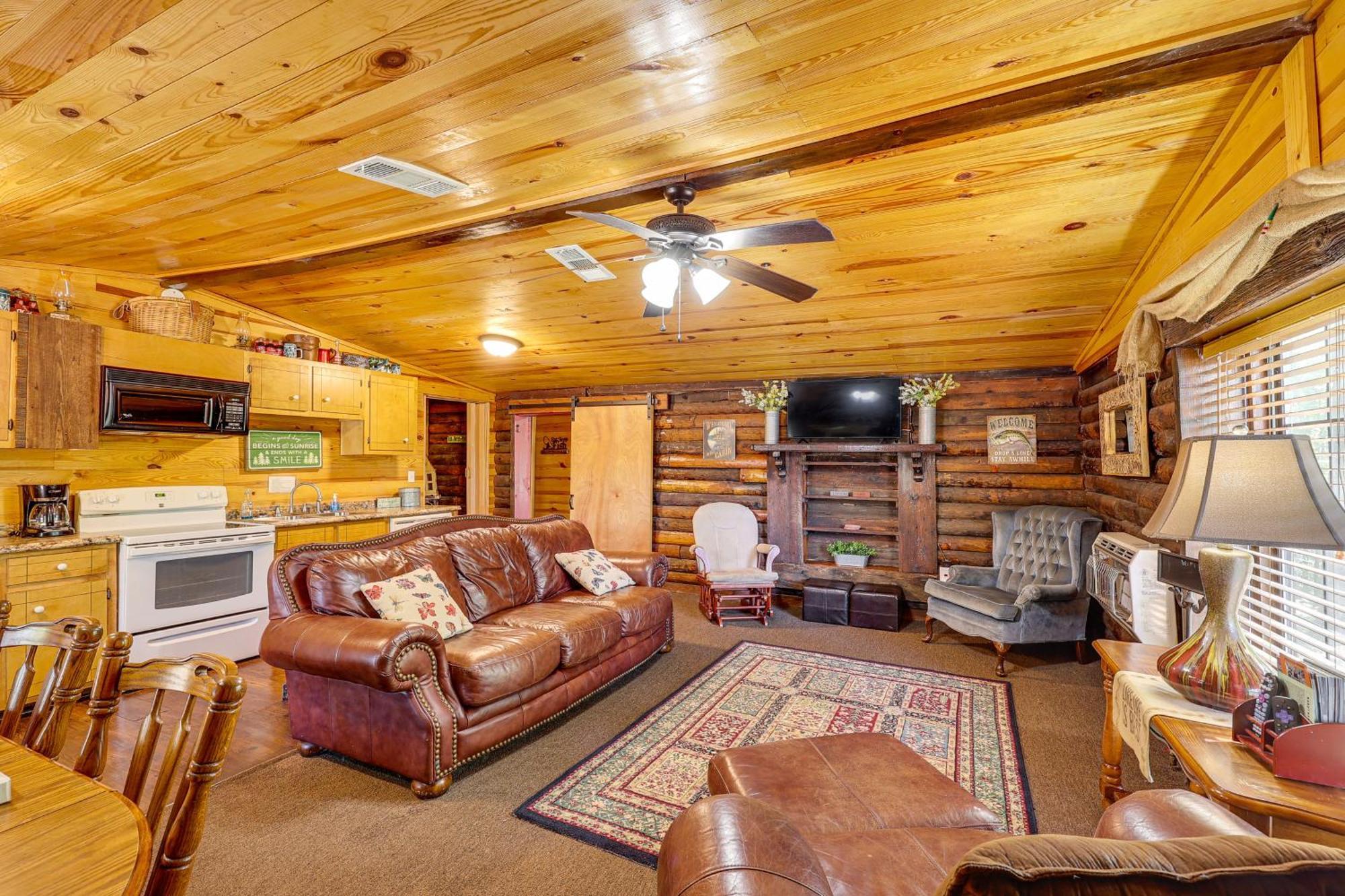 Arkansas Log Cabin Rental Near Lake Greeson! Mount Moriah Eksteriør billede